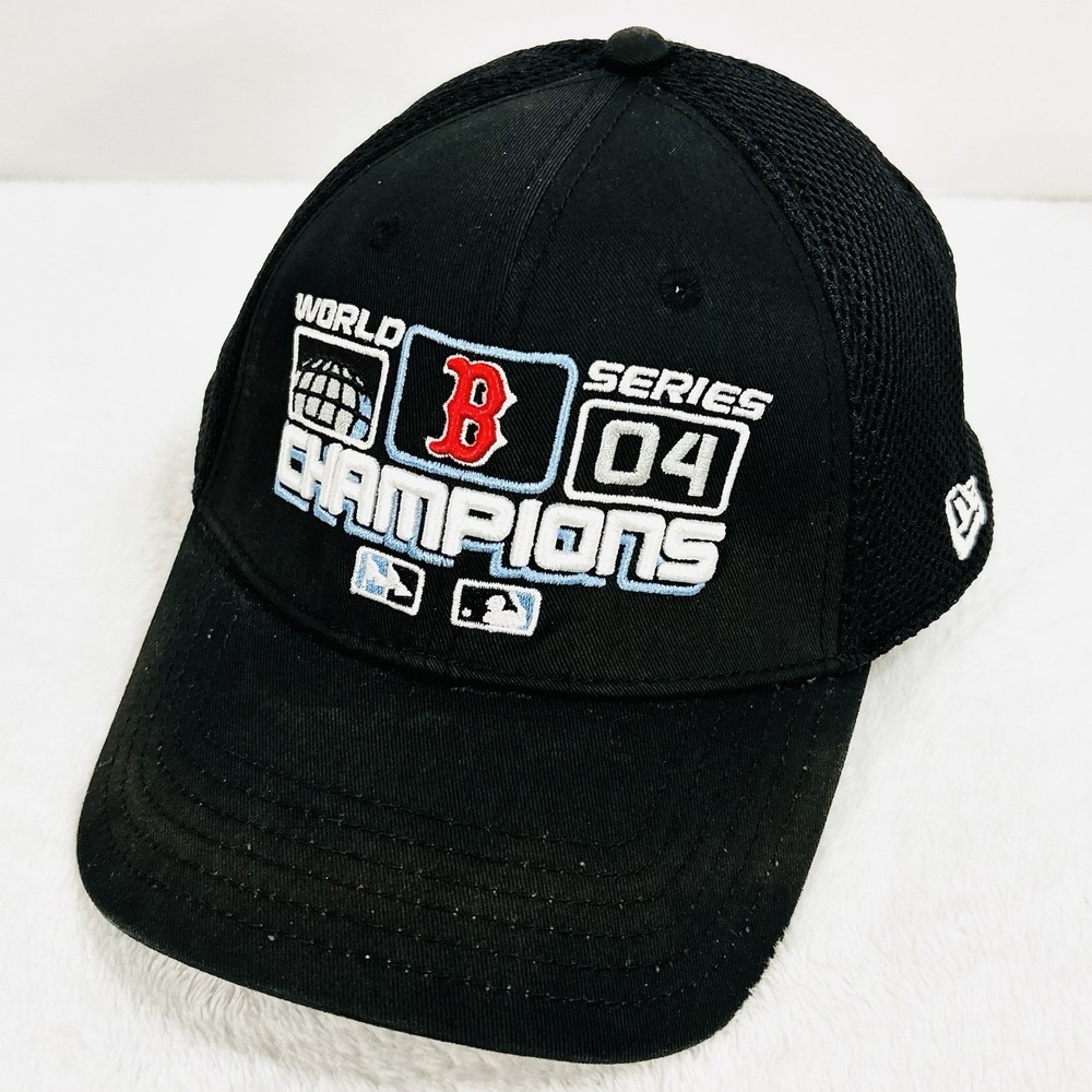 Boston Red Sox New Era World Series Champs 2004 Hat Cap Stretch Flex One Size